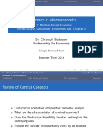 Microeconomics Set 2 - Modern Mixed Economy