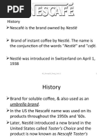 Nescafe Analysis