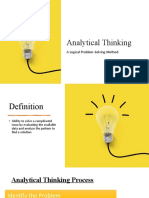 Analytical Thinking - PSYDT Week 3