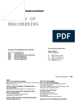 Faculty of Engineering: The Ability To Think, Analyze and Evaluate'