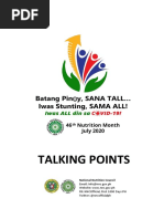 2020 Nutrition Month Talking Points Final