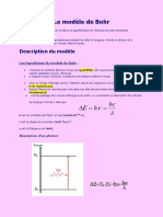 CHAPITRE 2 Le Modèle de Bohr