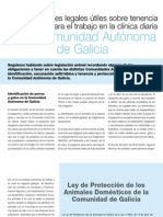 AV - 30 - Consideraciones Legales Útiles Sobre Tenencia de Animales para El Trabajo en La Clínica Diaria en La Comunidad Autónoma de Galicia