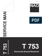 NAD T-753 Service Manual