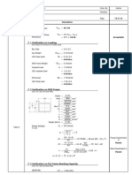 7 Verification On Loading: References Calculations