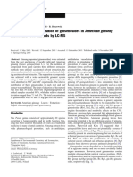 Isolation and Determination of Ginsenosides in American Ginseng Leaves and Root Extracts by LC-MS