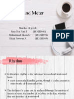 Group 9 Rhythm and Meter