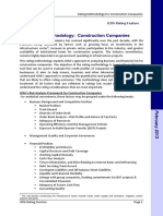 ICRA Rating Methodology: Construction Companies