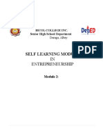 Module 2 in Entrepreneurship