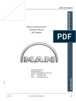 Alpha Lubricator System - Operation Manual, 2009 3045-0110-0001