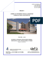 Project: VOLUME - 2 (2/2) Technical Specifications For Plumbing, Mechanical, Lift and Electrical Works