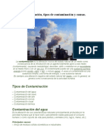 La Contaminacion Agroindustrial