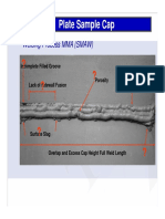 Plate Sample Cap: Welding Process MMA (SMAW)