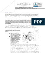 ME10 Assignment 4 Centrifugal Pumps