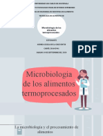 Microbiologia de Alimentos Termoprocesados