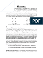 Fundamento Teórico Alquenos y Alquinos 