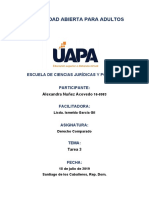 Tarea 3, Derecho Comparado Alex