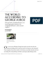 The World According To George Soros - The New Yorker