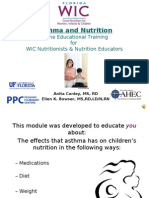 Asthma and Nutrition Module