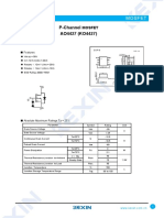 SMD Type Mosfet: P-Channel AO4427 (KO4427)