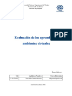 Evaluación en EVEA