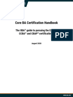 Core Ba Certification Handbook