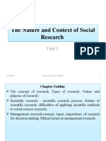 Unit 1 The Nature and Context of Social Research