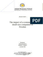 The Impact of E-Commerce On Small-Size Companies in Sweden: Diyan Ivanov