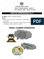 GUIA No.6-11° CAMBIO CLIMATICO