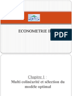 Econometrie II