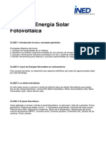 Plan de Estudio Energia Solar