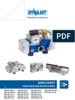 Data Sheet: High Pressure Water Pumps