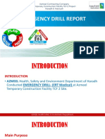 Emergency Drill Report