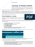 Proceso de Coaching El Modelo Grow Preguntas