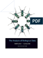 Michael C. Whitlock and Dolph Schluter - The Analysis of Biological Data (2015, W. H. Freeman and Company)