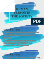 L. Human Person in The Society