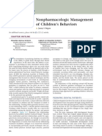 Nonpharmacologic Management of Children's Behaviors: Chapter Outline