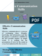 Effective Communication Skills