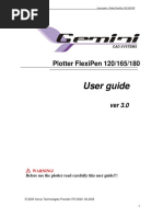 Plotter Flexipen 120-165-180 User Guide v3.0