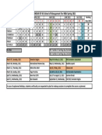 Academic Calendar (Spring 2021) - Updated