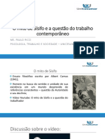 O Mito de Sísifo e A Questão Do Trabalho Contemporâneo