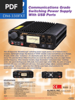 DM-330FXE DM-330FXT: Communications Grade Switching Power Supply With USB Ports