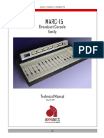 MARC-15: Broadcast Console Family