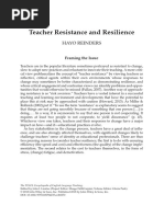 Teacher Resistance and Resilience: Hayo Reinders