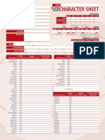 Character Sheet and Primer