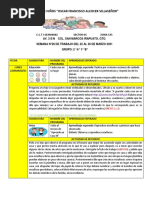 28) Planeación Del 22 Al 26 de Marzo 2021