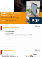 SEGURIDAD EN OBRAS DE ING. CIVIL - Factores de Riesgo