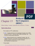 Reduced Instruction Set Computers (RISC) : William Stallings, Computer Organization and Architecture, 9 Edition