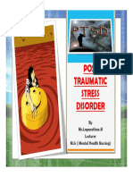 Post Traumatic Stress Stress Disorder: by MR - Loganathan.N Lecturer M.SC (Mental Health Nursing)