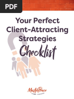 Your Perfect Client-Attracting Strategies: Checklist